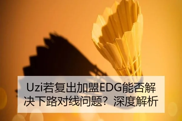 Uzi若复出加盟EDG能否解决下路对线问题？深度解析